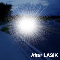 Зрение ночью после LASIK с широким зрачком