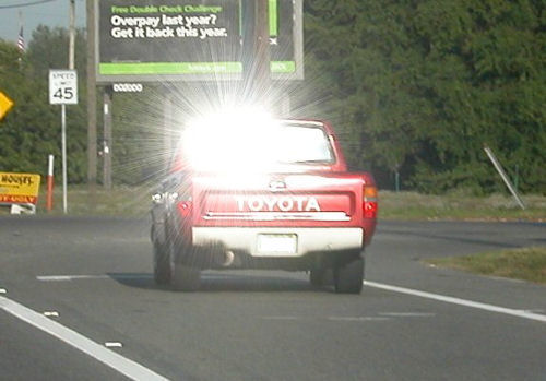 daytime starbursts after LASIK