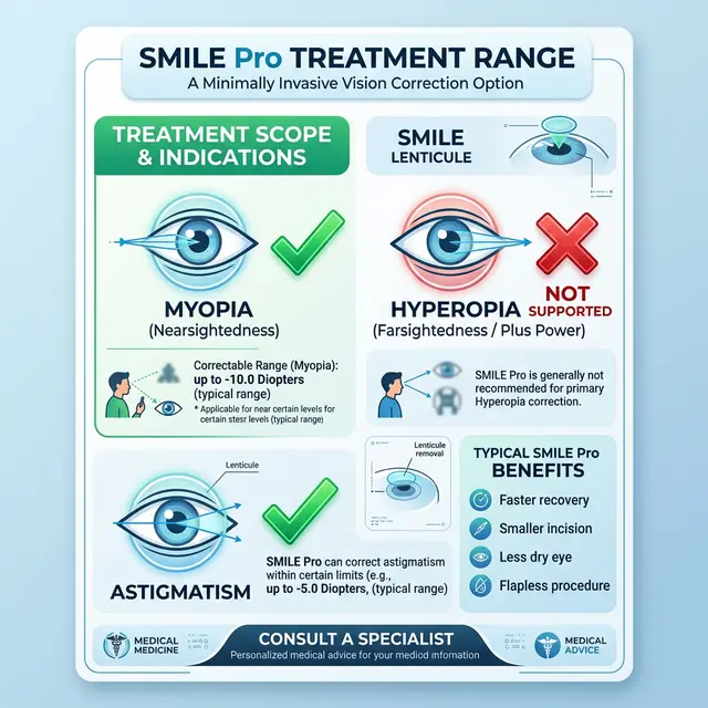 Ограничения SMILE Pro