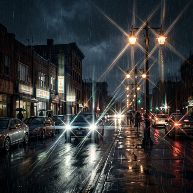 Лучи от фонарей и вертикальное двоение: что такое Starburst и Кома?